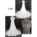 Backless Wedding Dress A-Line with Strapless Wedding Dress